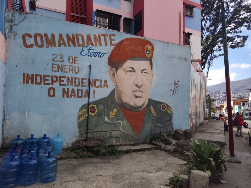 Chavez Mural in 23 de Enero
