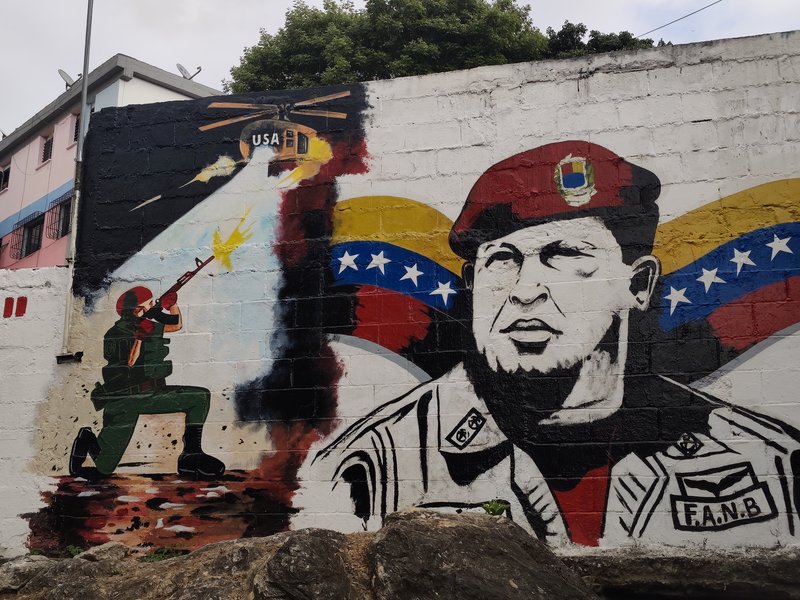 Chavez Mural in 23 de Enero