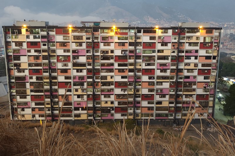 Cite Radieuse inspired residential buildings in Caracas