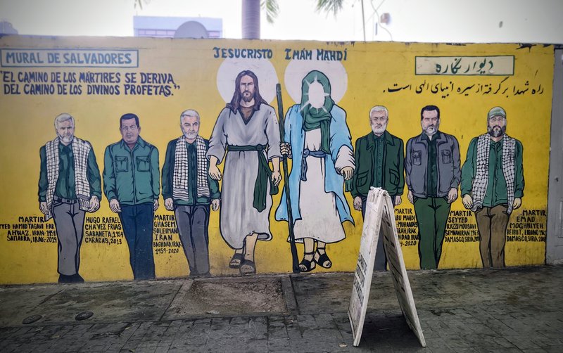 Iran Murals in Caracas