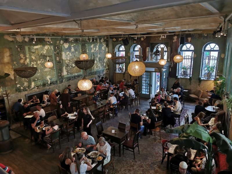 Hevre interior view from balcony